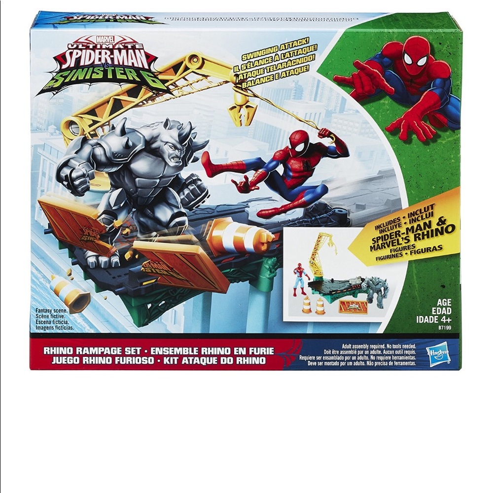 Marvel Spider-Man Rhino Rampage Play Set - Picture 7 of 8